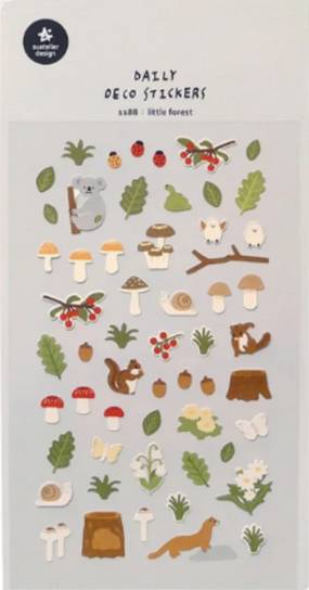 Little Forest Stickers - 1188 By Suatelier