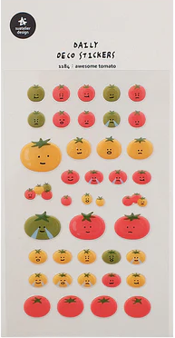 Awesome Tomato Stickers - 1184 By Suatelier