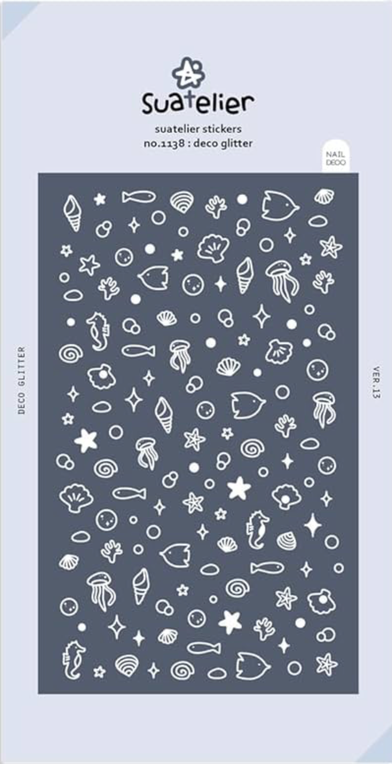 Deco Glitter  Stickers - 1138 By Suatelier