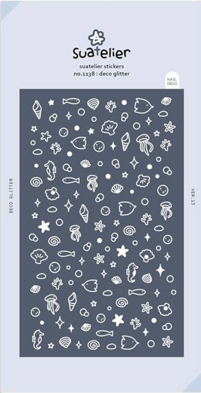 Deco Glitter  Stickers - 1138 By Suatelier