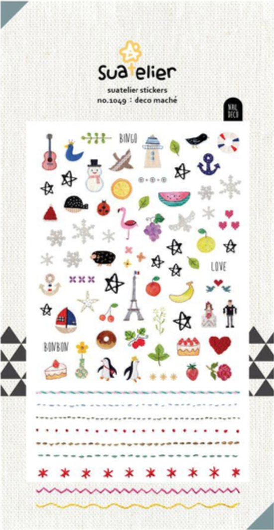 Deco Maché Stickers - 1049 By Suatelier