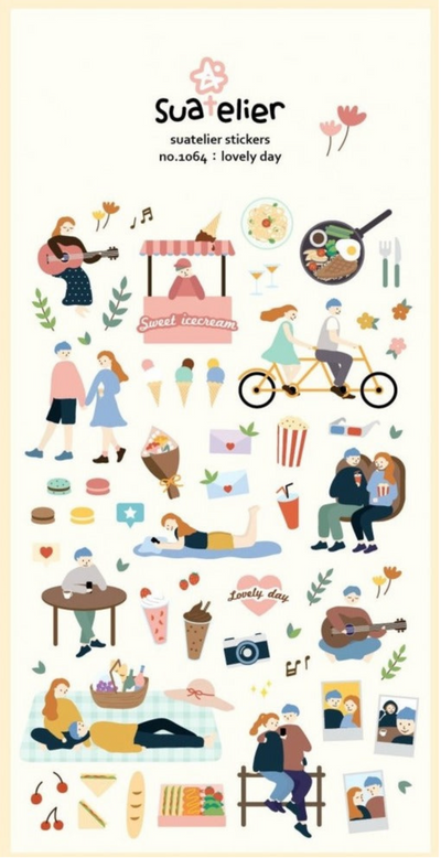 Lovely Day Stickers - 1064 By Suatelier