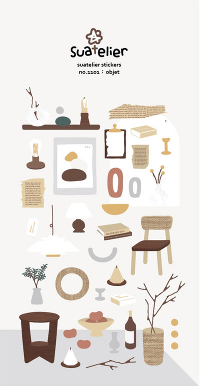 Object Stickers - 1101 By Suatelier
