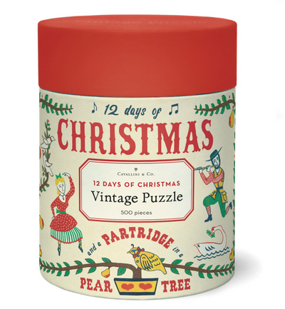 Twelve Days of Christmas 500 Piece Puzzle