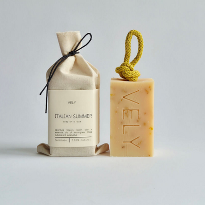 Natural Handmade Soap on a Rope - 120g