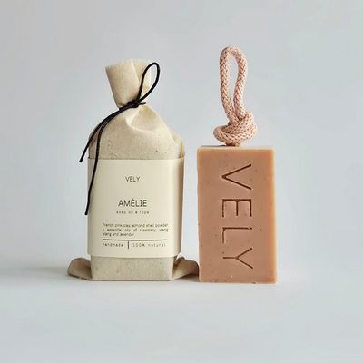 Natural Handmade Soap on a Rope - 120g