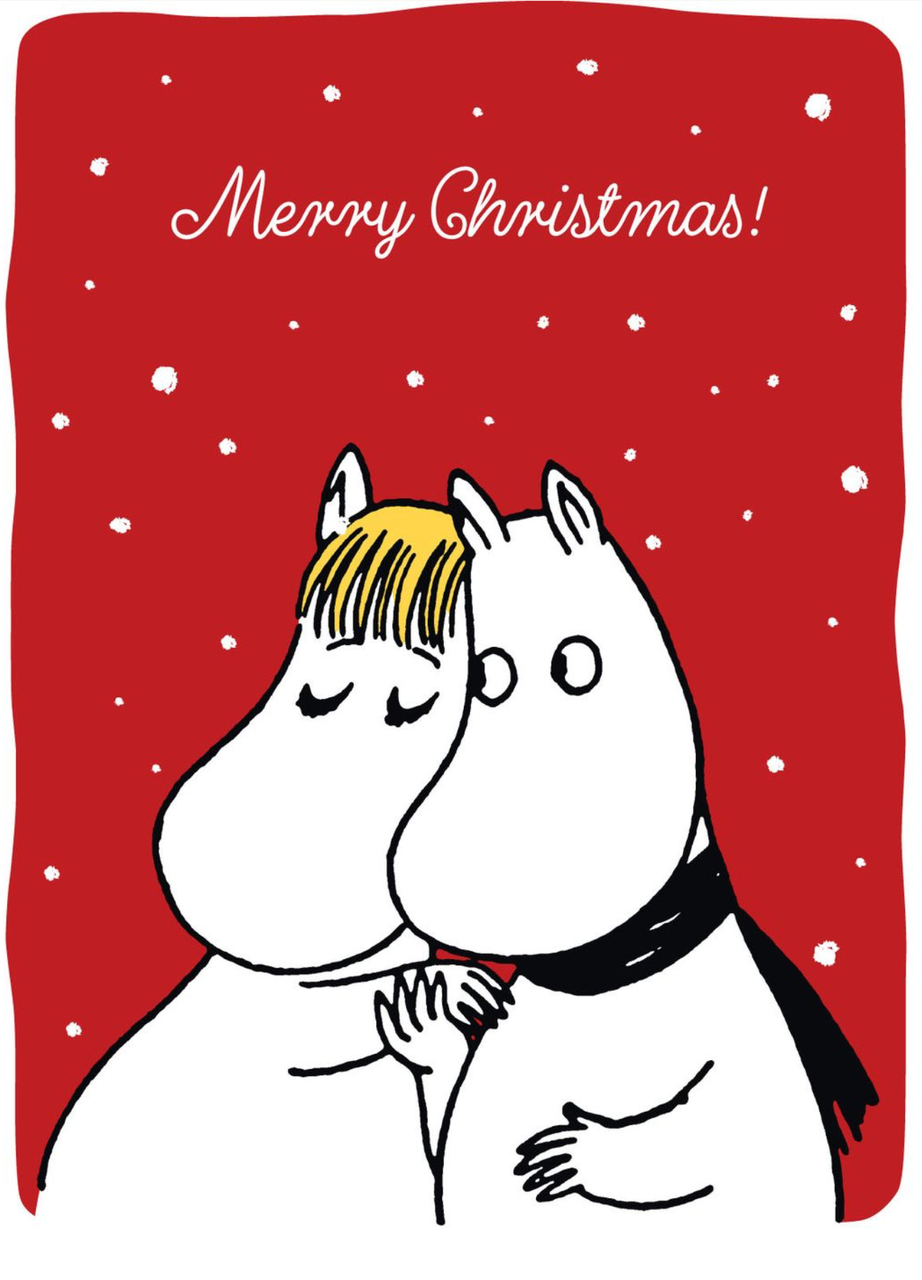 Moomin Love at Christmas Letterpress Card