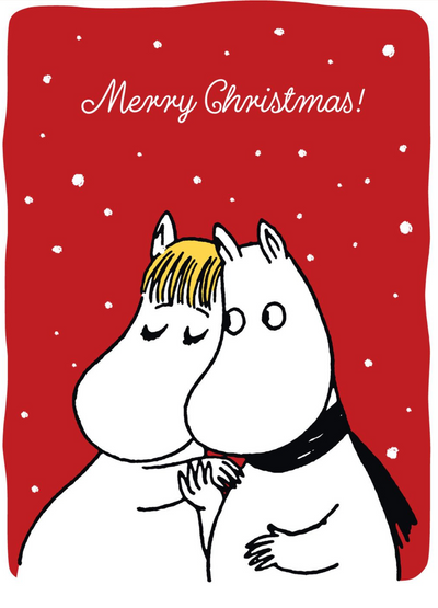 Moomin Love at Christmas Letterpress Card