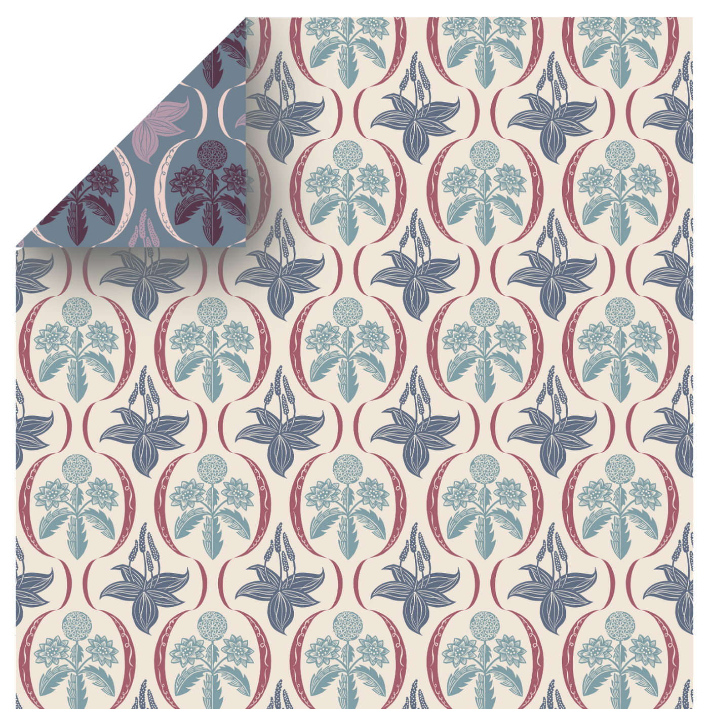 Wild Flowers Double Sided Wrapping Paper