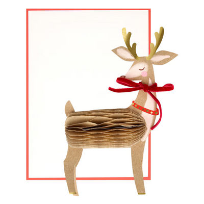 Stand-Up Reindeer Card