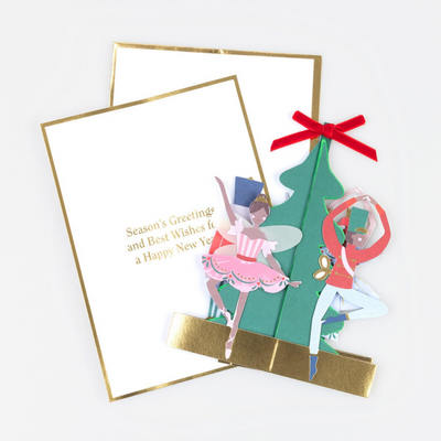Nutcracker Ballet Stand Up Card