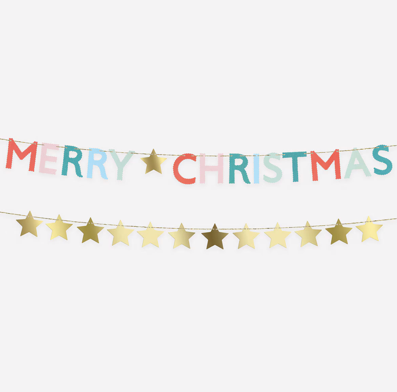 Merry Christmas Mini Matchbox Garland Set