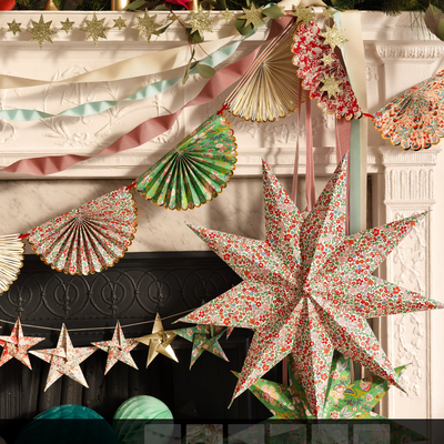 Meri Meri X Liberty Fan Garland