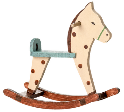 Maileg Mouse Rocking Horse - Spotted