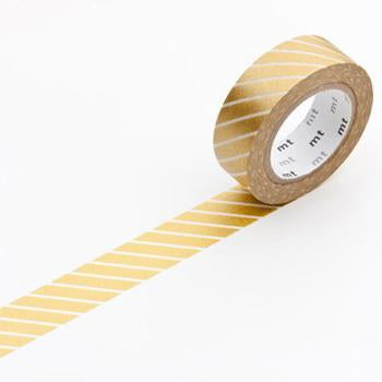 mt Washi Tape - Stripe Gold