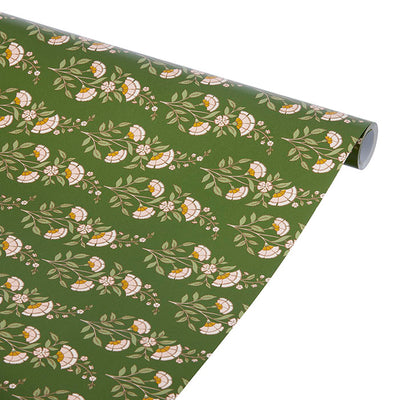 10m Calla Moss Wrapping Paper Roll
