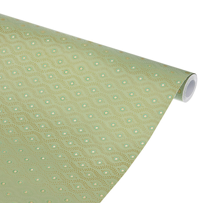 10m Lulu Sage Wrapping Paper Roll
