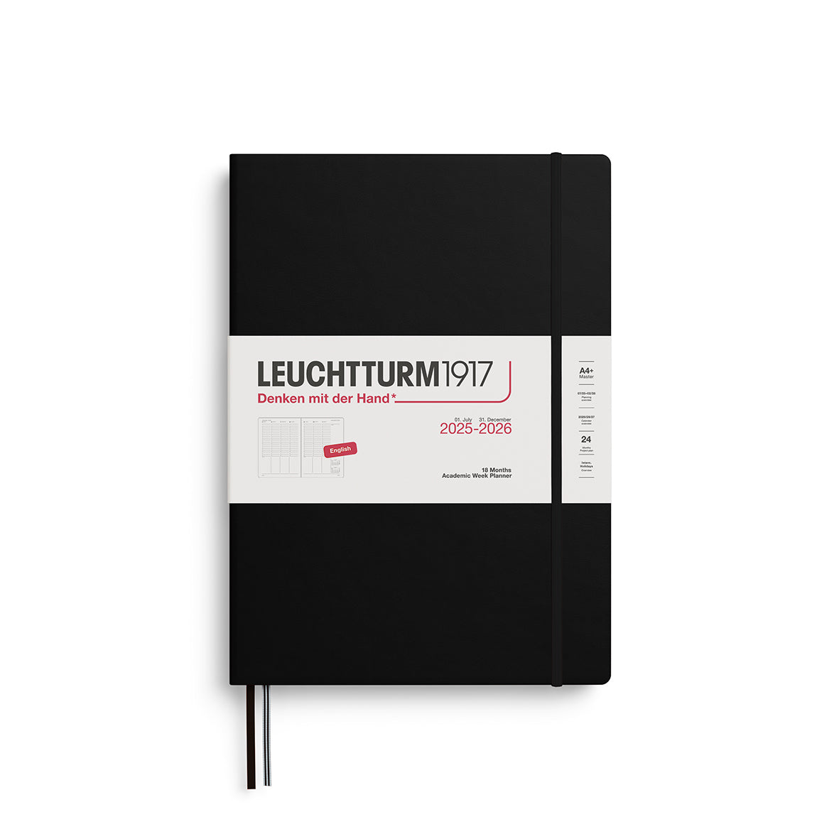 Leuchtturm A5 18 Months Academic Week Planner 2025-2026
