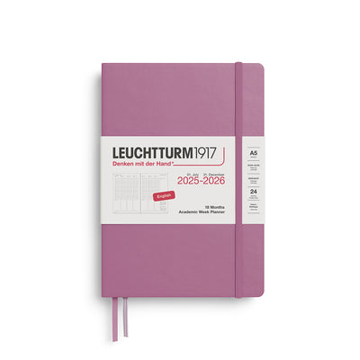Leuchtturm A5 18 Months Academic Week Planner 2025-2026