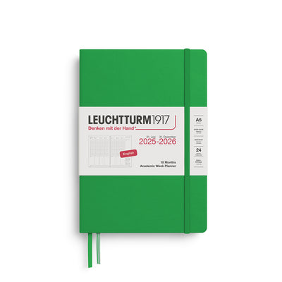 Leuchtturm A5 18 Months Academic Week Planner 2025-2026