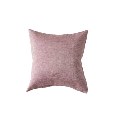 SALE Linen Chambray Cushion Cover - Aubergine