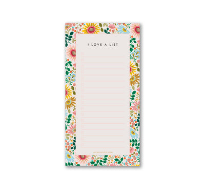 Floral To-Do List Notepad