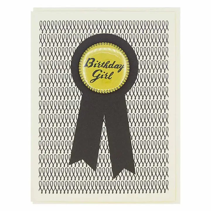 'Birthday Girl' Badge Card