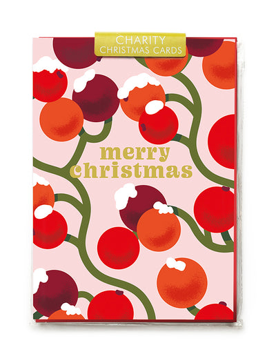 Winter Berries Christmas Card Pack of 5
