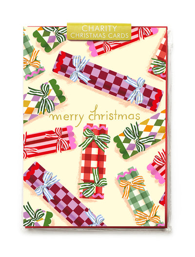 Christmas Crackers Card Pack of 5
