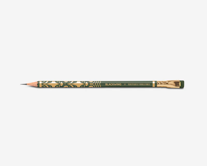 Single Blackwing Pencil - 5th Edition - X Independent Bookstore Green