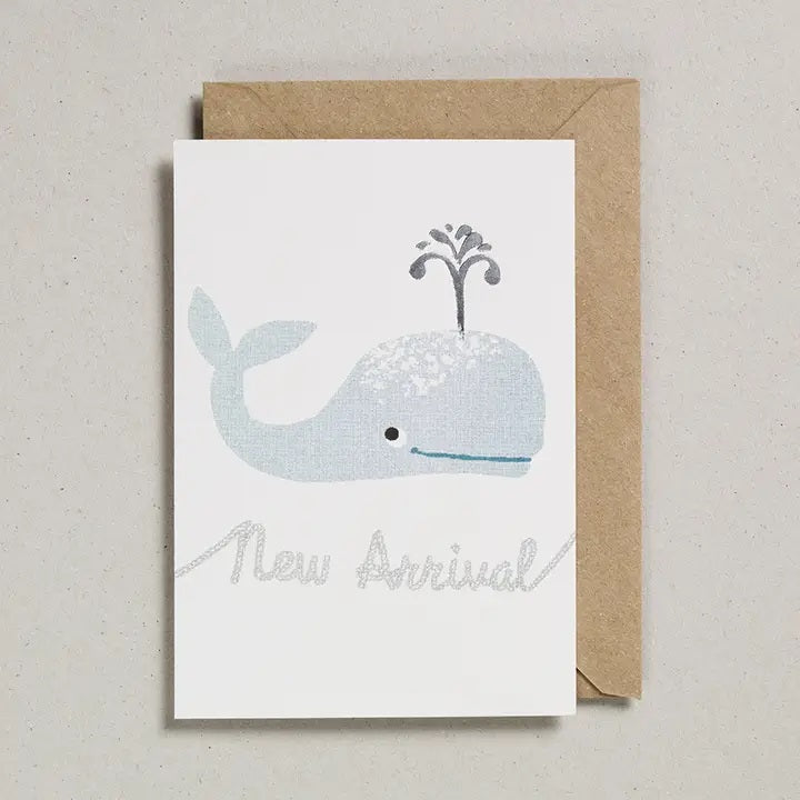 Whale Baby Card