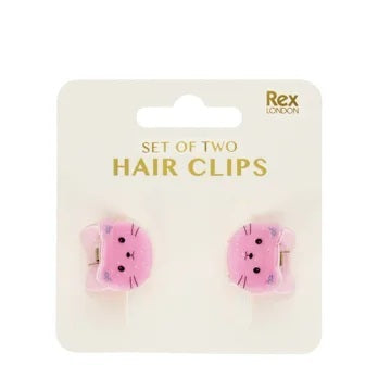 Cat Mini Claw Hair Clips - Set of 2