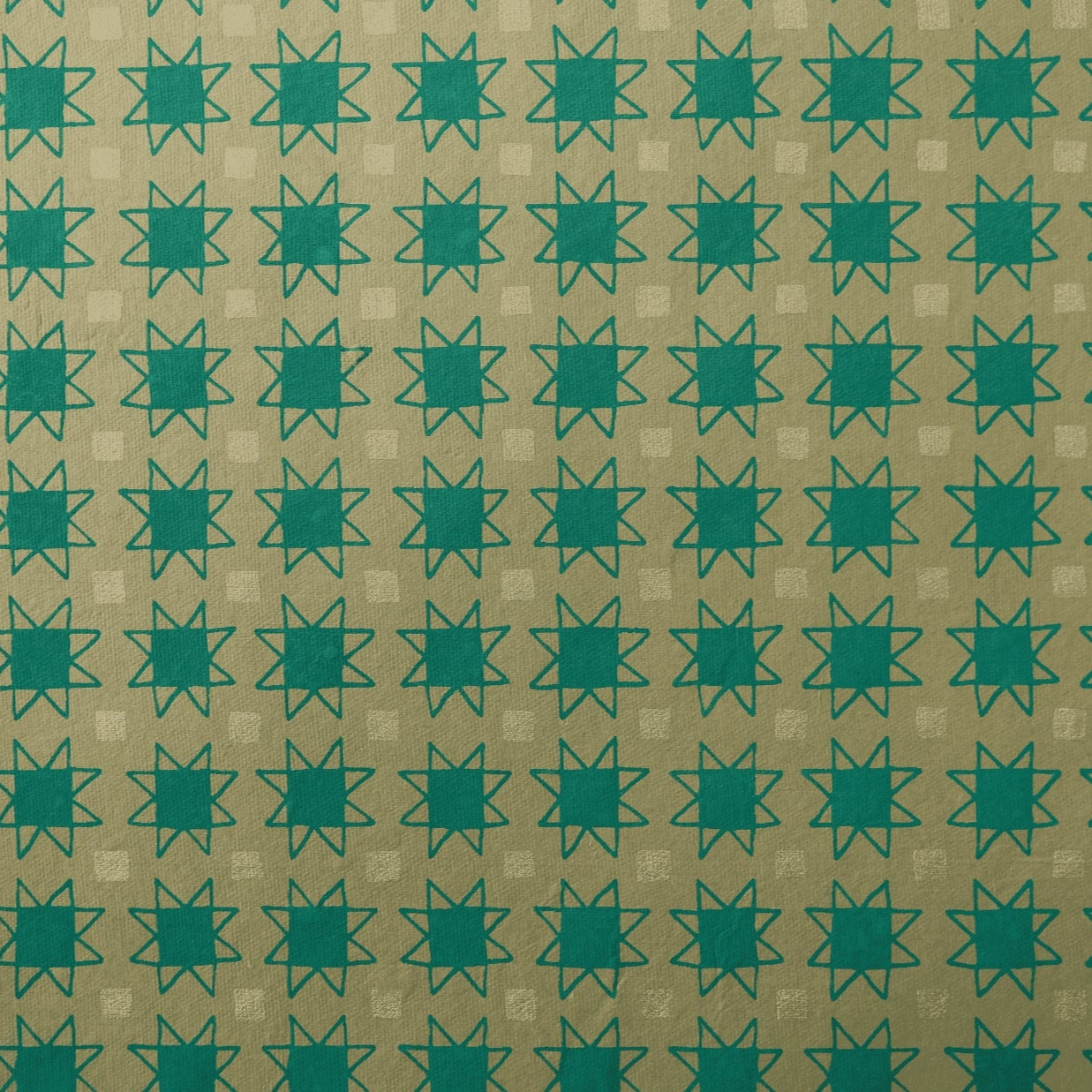 Winter's Quilt Screen Printed Wrapping Paper