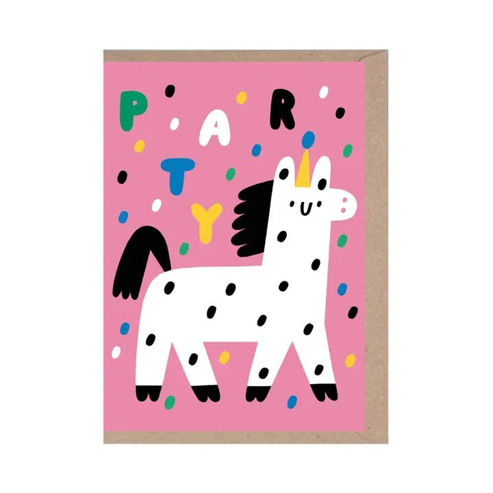 Party Llama Birhtday Card