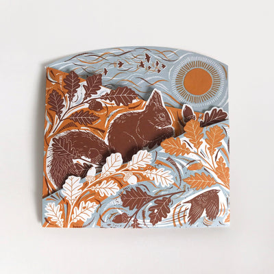 Autumn Leaves Concertina Card