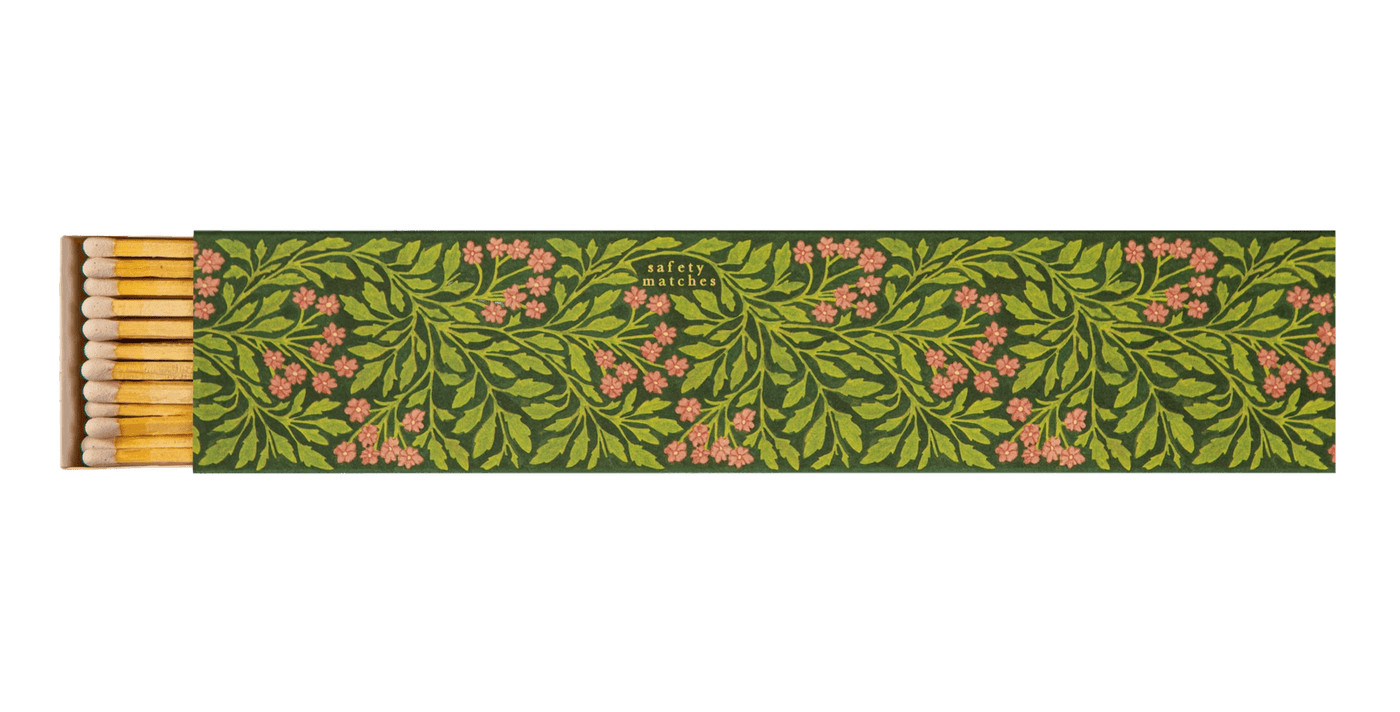 'Green Flora' Extra Long Luxury Boxed Matches