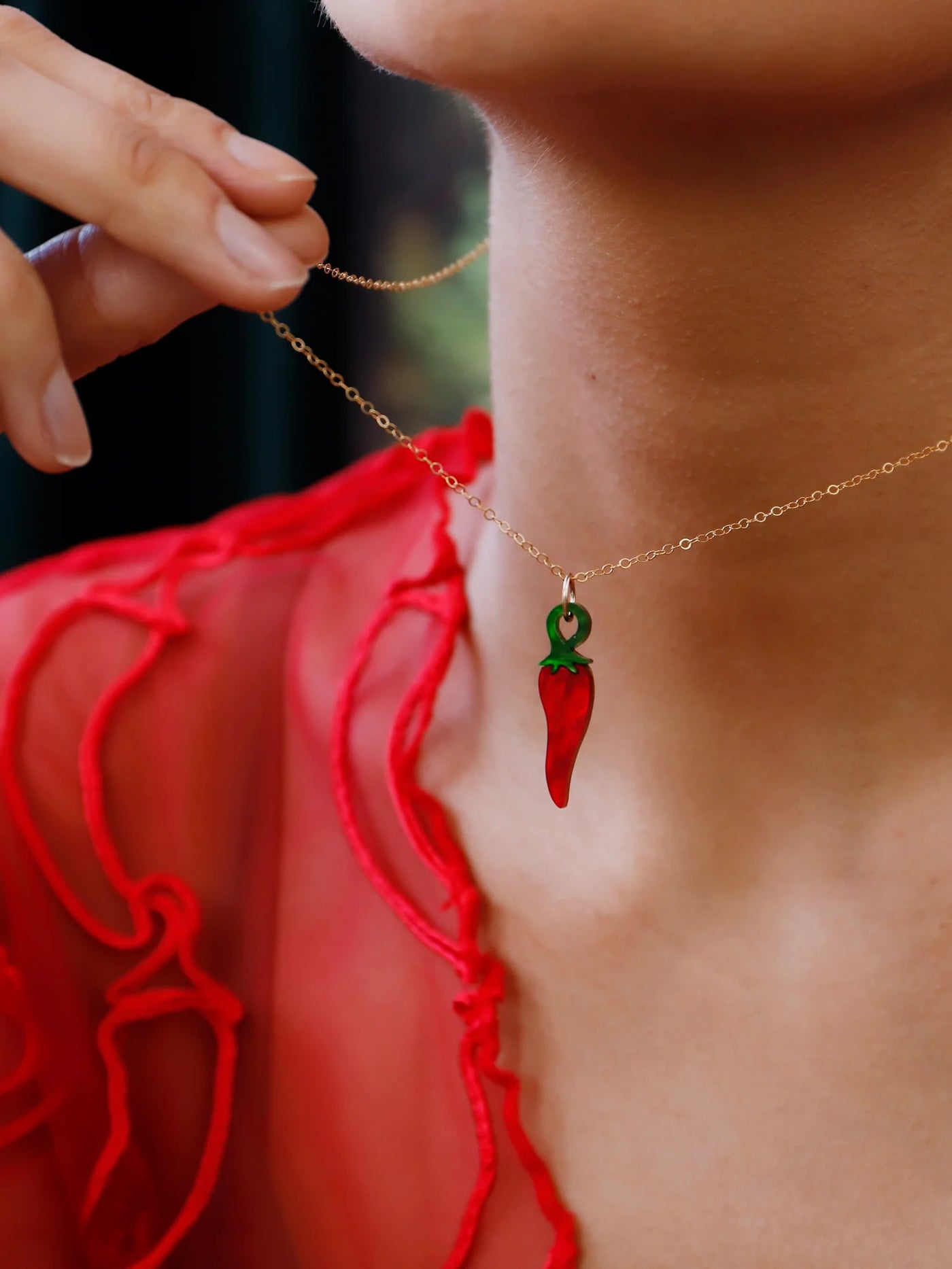 Chilli Pepper Necklace