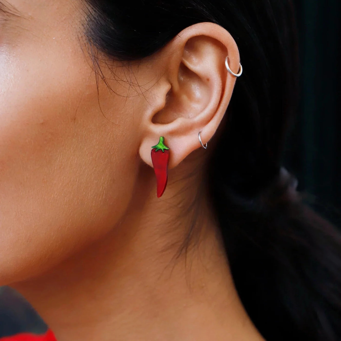 Chilli Pepper Studs