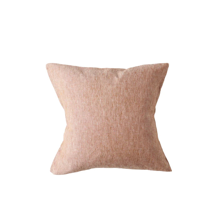 Linen Chambray Cushion Cover - Cinnamon