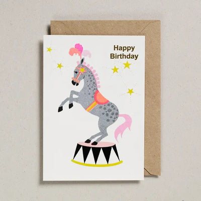 Happy Birthday Horse Card