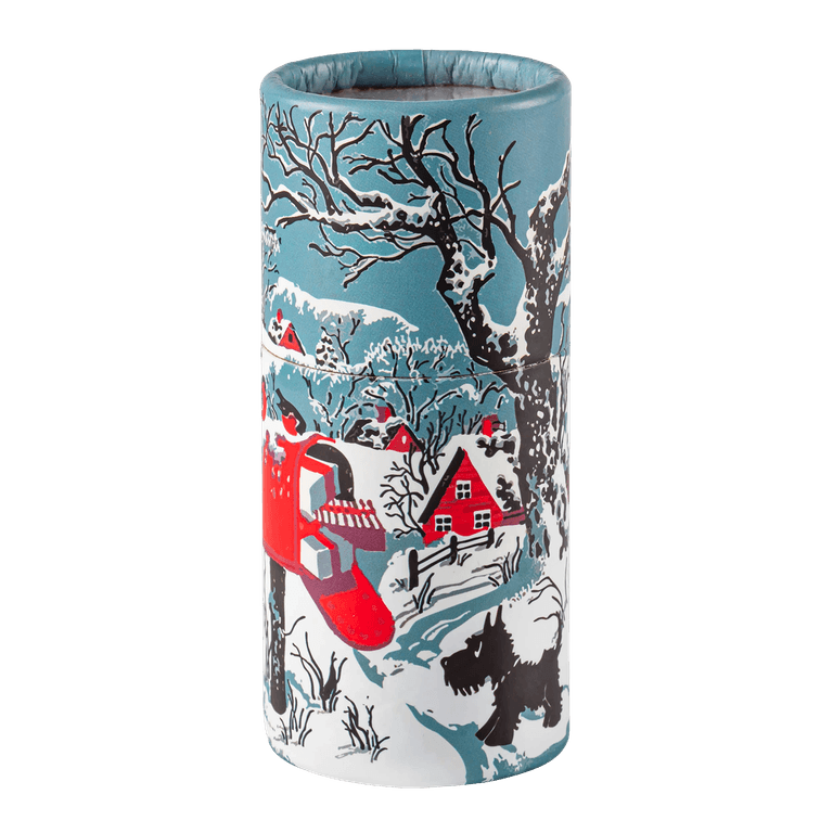 Snowy Letterbox Large Festive Cylinder Matches