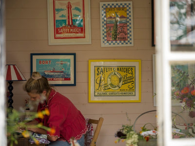 Lemon Safety Match Print 40 X 50 cm