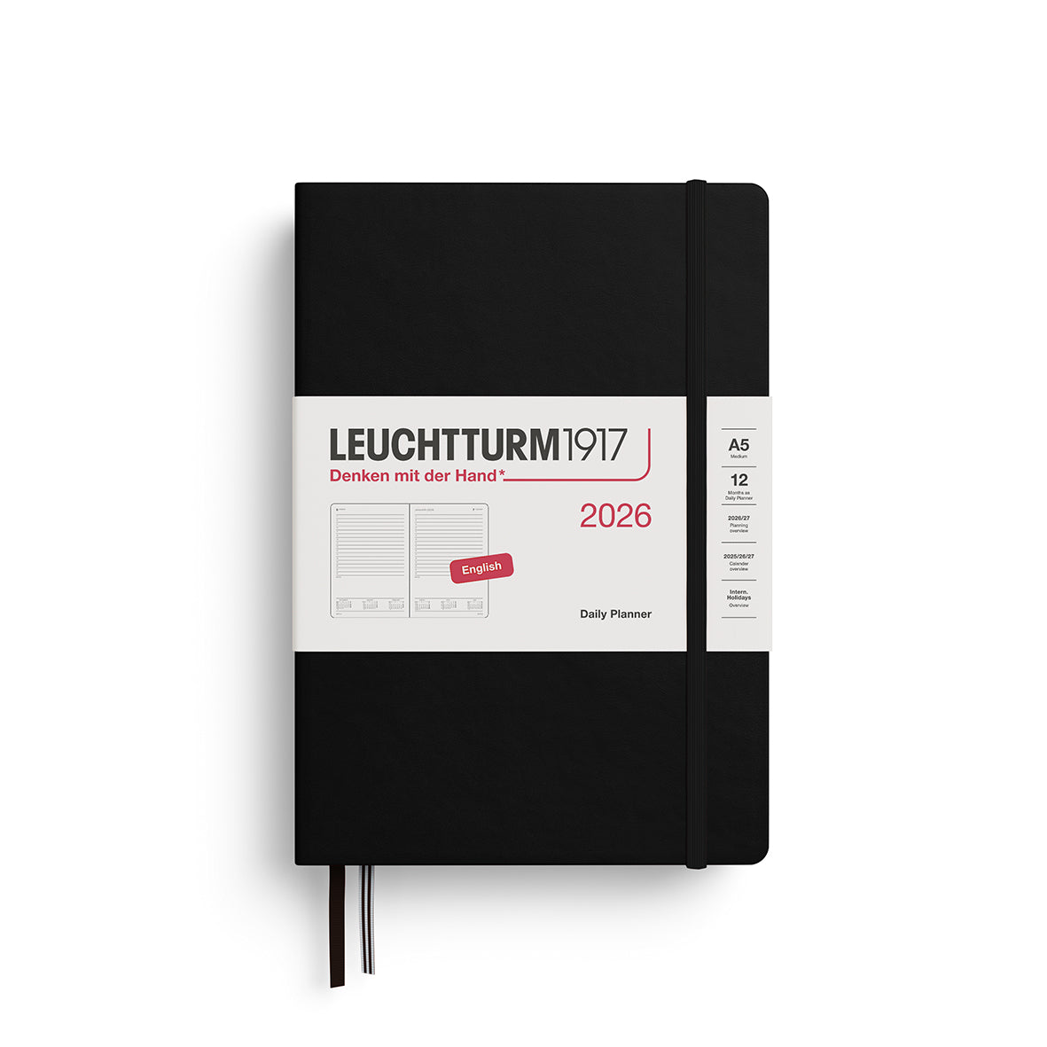 Leuchtturm A5 Daily Planner - 2026