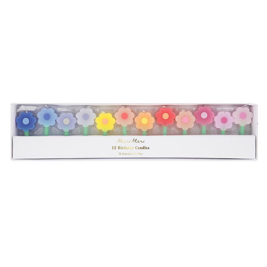 Rainbow Daisy Mini Candles
