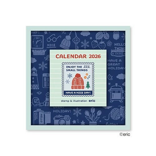 Eric Small Things 2026 Daily Tear-Off Colour Calendar