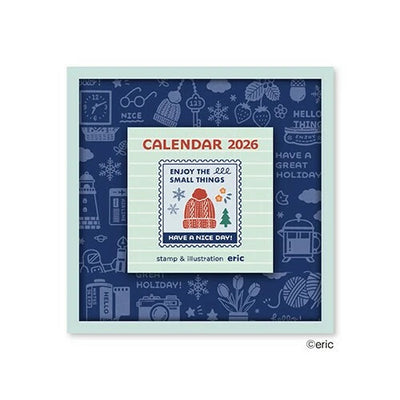 Eric Small Things 2026 Daily Tear-Off Colour Calendar