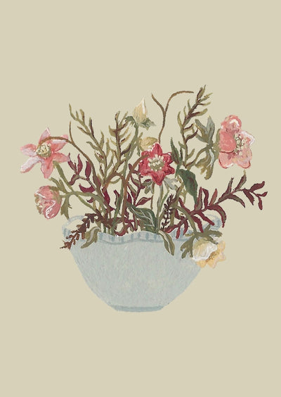 Winter Hellebore Mini Card