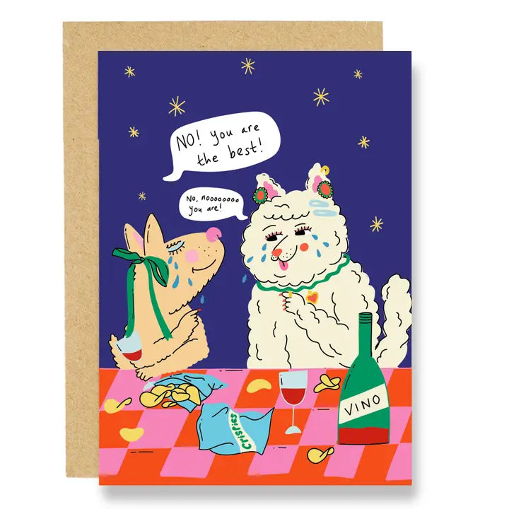 No! You're the Best Greetings Card