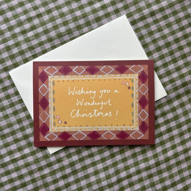 Wonderful Christmas! Greetings Card