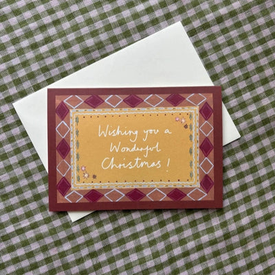 Wonderful Christmas! Greetings Card